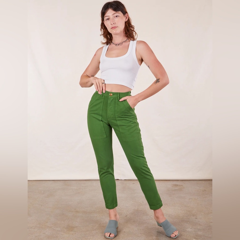 Big Bud Press Pencil Pants in Dark Green love these but they are too big now